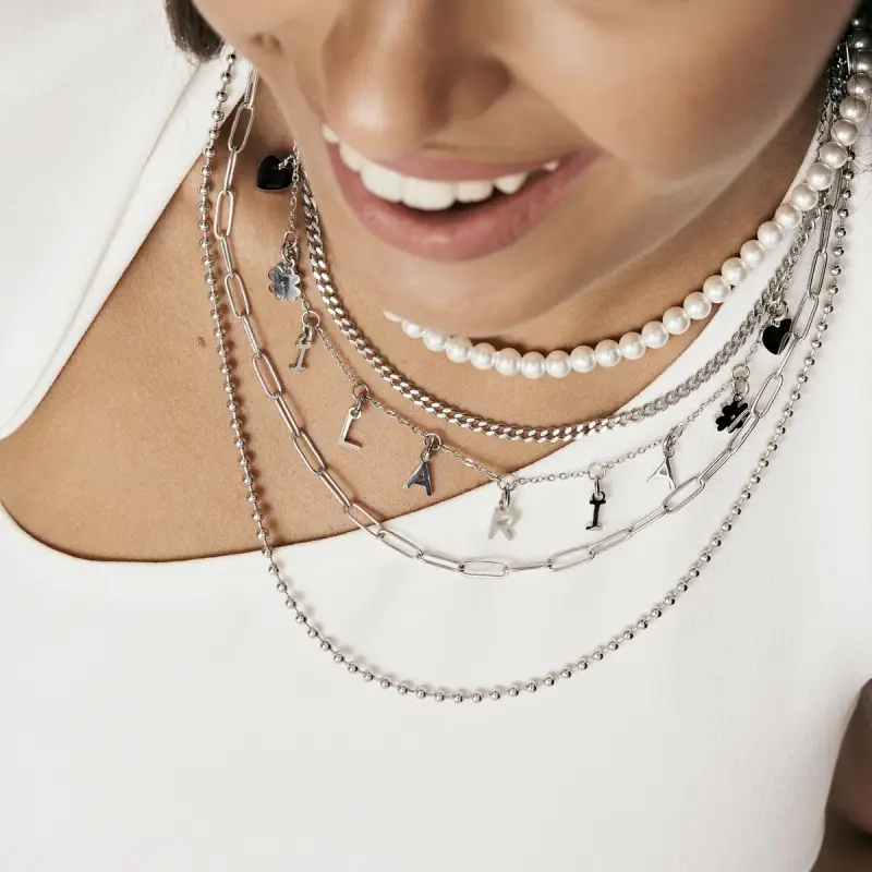 CHARM LETTERA G IN ACCIAIO DORATO, Oro / G miniatura 2