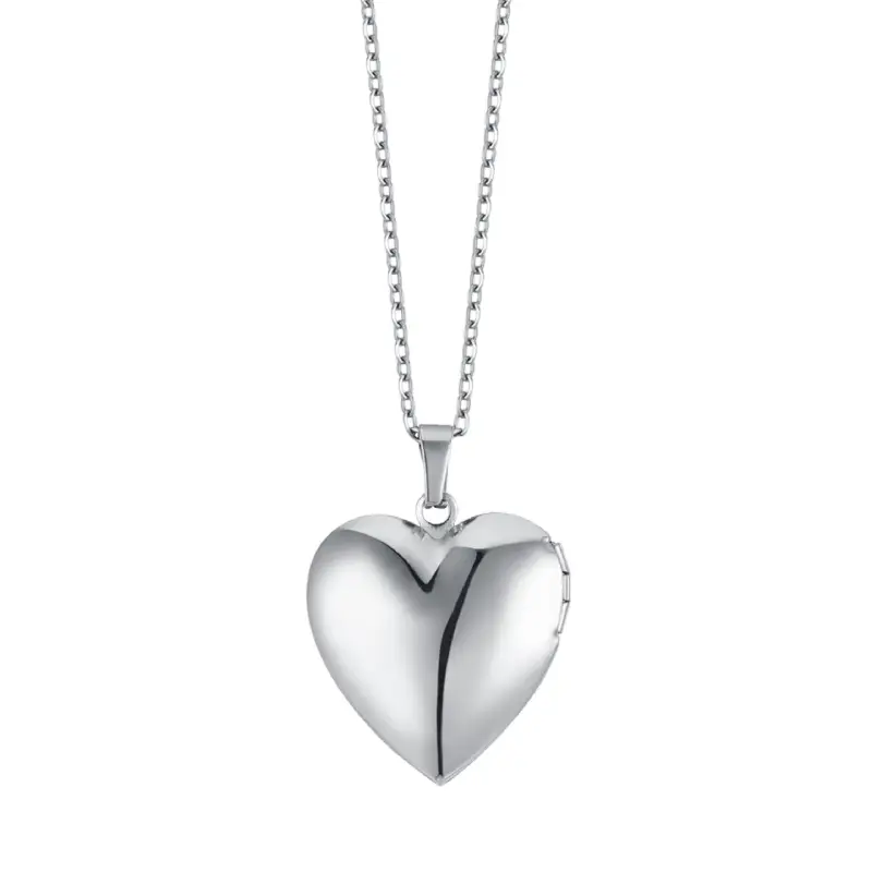 COLLANA DONNA IN ACCIAIO CON CUORE