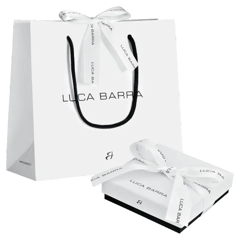 COLLANA DONNA IN ACCIAIO CON PERLE BIANCHE miniatura 3