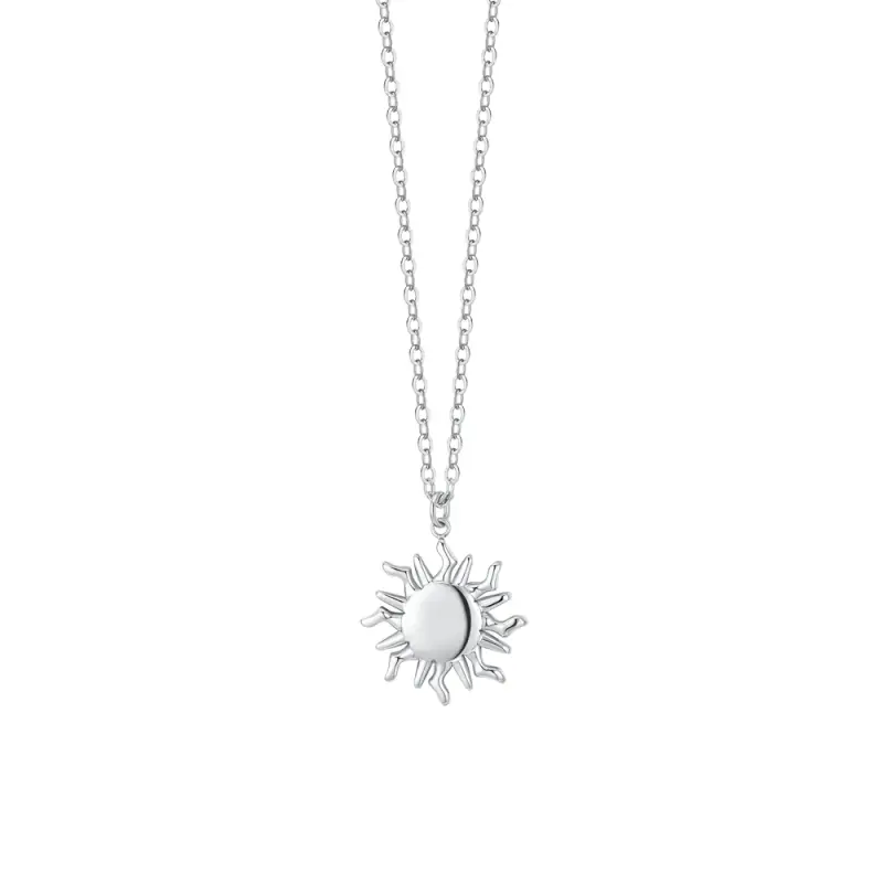 COLLANA DONNA IN ACCIAIO CON SOLE