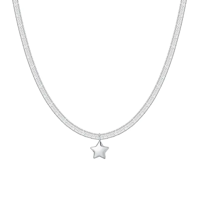 COLLANA DONNA IN ACCIAIO CON STELLA