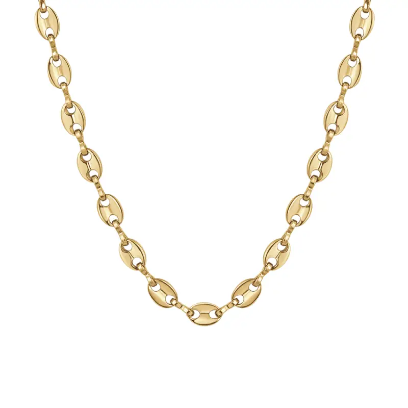 COLLANA DONNA IN ACCIAIO IP GOLD