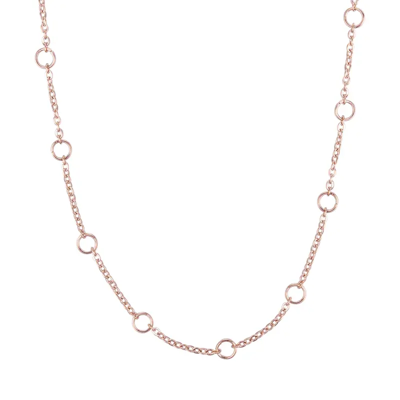 COLLANA DONNA IN ACCIAIO IP ROSE