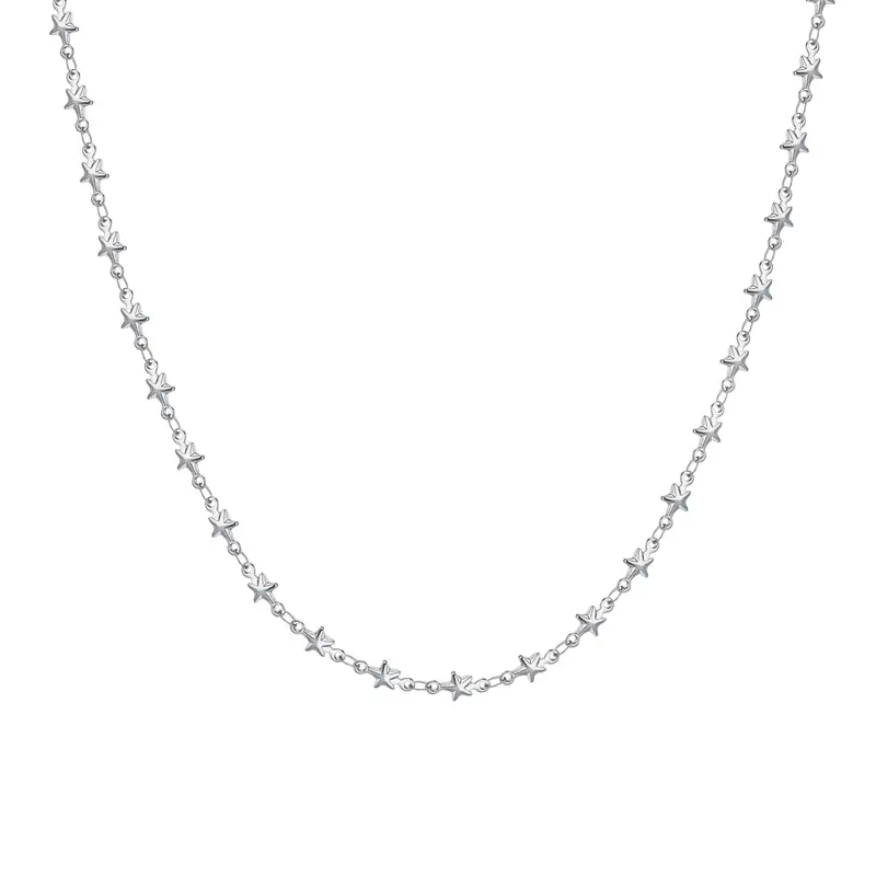 COLLANA DONNA IN ACCIAIO STELLE
