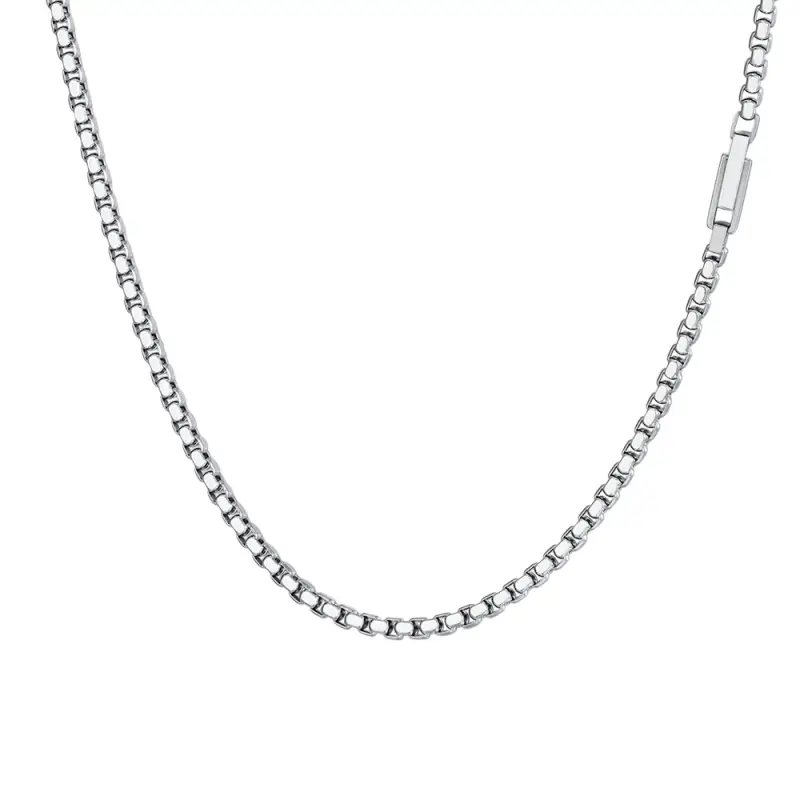 COLLANA UOMO IN ACCIAIO ELEMENTO IN ACCIAIO