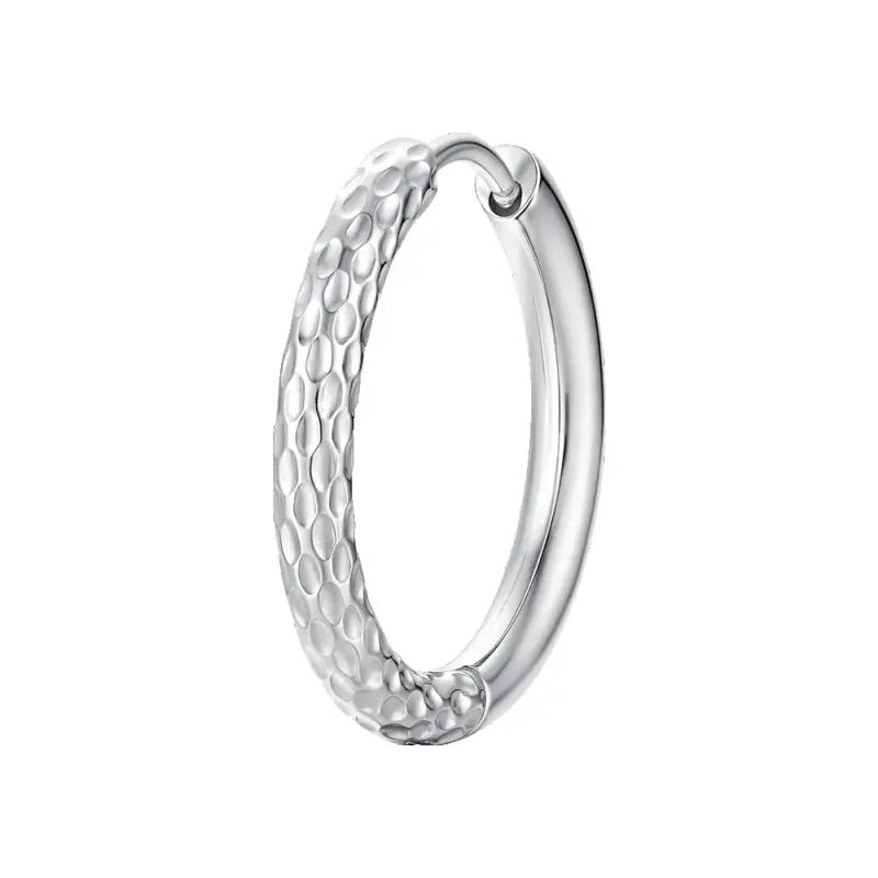 MONO ORECCHINO DONNA IN ACCIAIO CON FINITURA DIAMANTATA