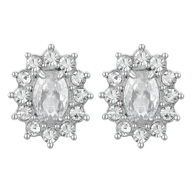 Luca Barra Orecchini Donna Bianco 4059540