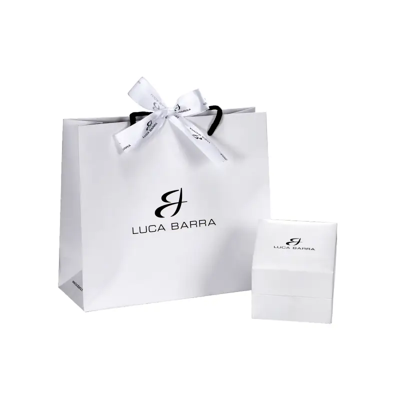 OROLOGIO UOMO IN ACCIAIO QUADRANTE BIANCO miniatura 3