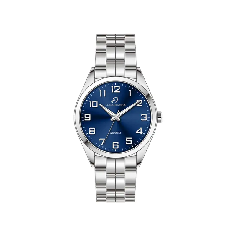 OROLOGIO UOMO IN ACCIAIO QUADRANTE BLU
