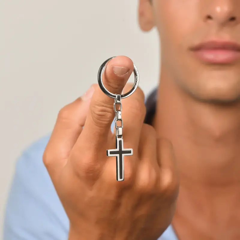 Luca Barra Portachiavi Uomo Nero 2498241 miniatura 2