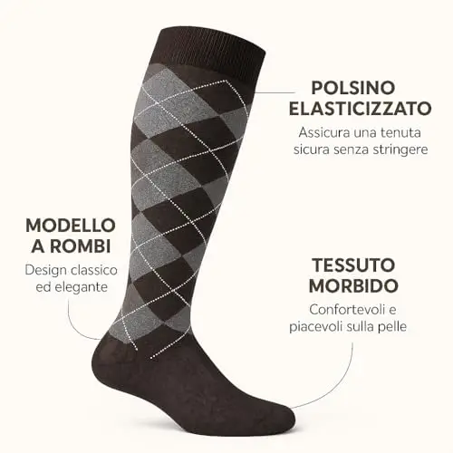 Lucchetti Socks Milano Calze Uomo 3284197 miniatura 3