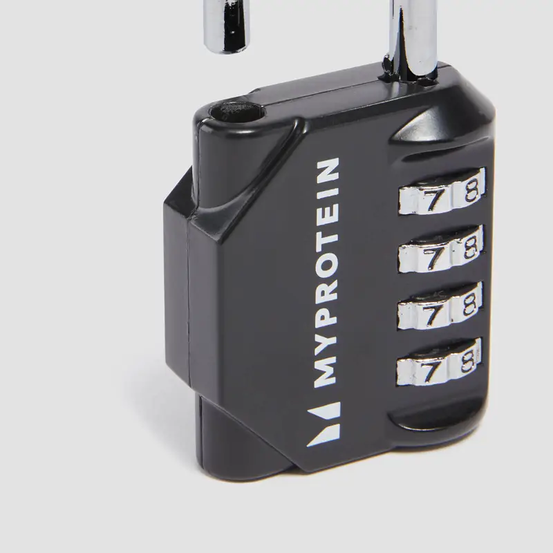 Lucchetto con combinazione - MyProtein - Nero miniatura 2