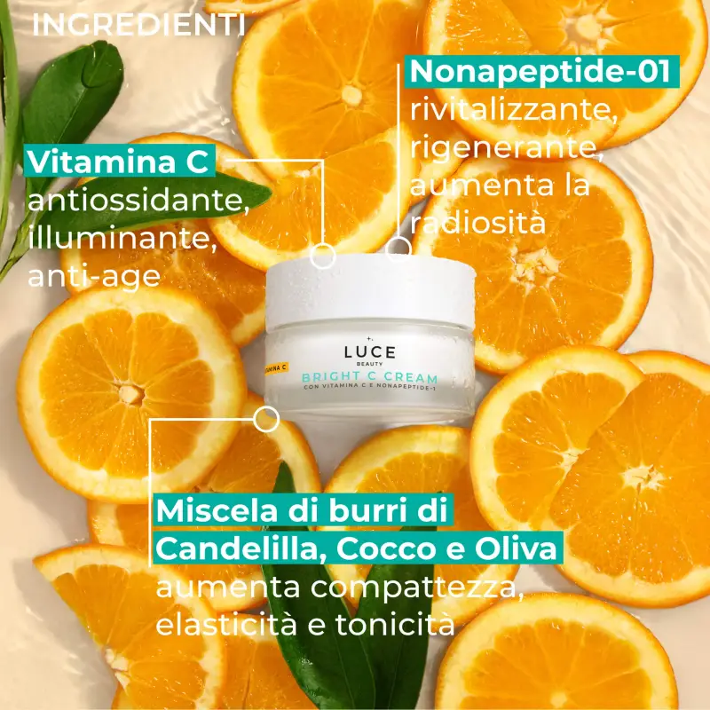 Viso Bright C Cream - Trattamento antietà pelli mature, Crema antirughe, Crema viso giorno illuminante miniatura 3