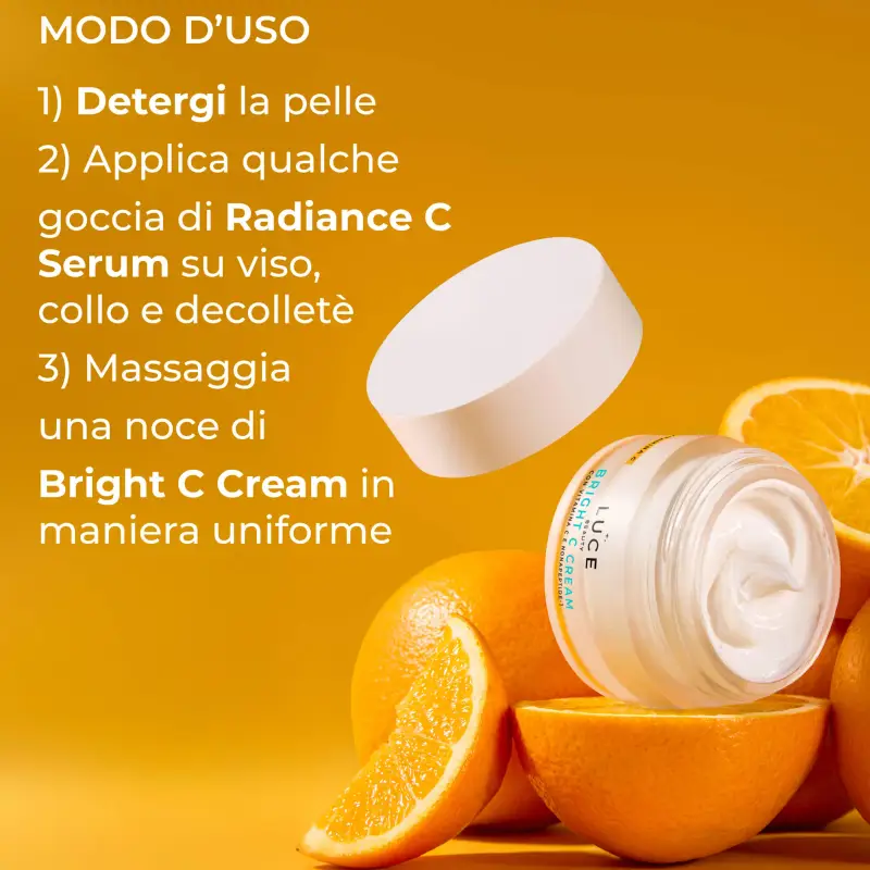 Viso Bright C Cream - Trattamento antietà pelli mature, Crema antirughe, Crema viso giorno illuminante miniatura 4