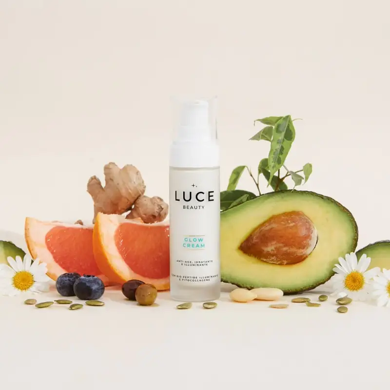 Viso Glow Cream - Trattamento antietà pelli mature, Crema antirughe, Crema antimacchie viso, Crema viso giorno illuminante miniatura 2