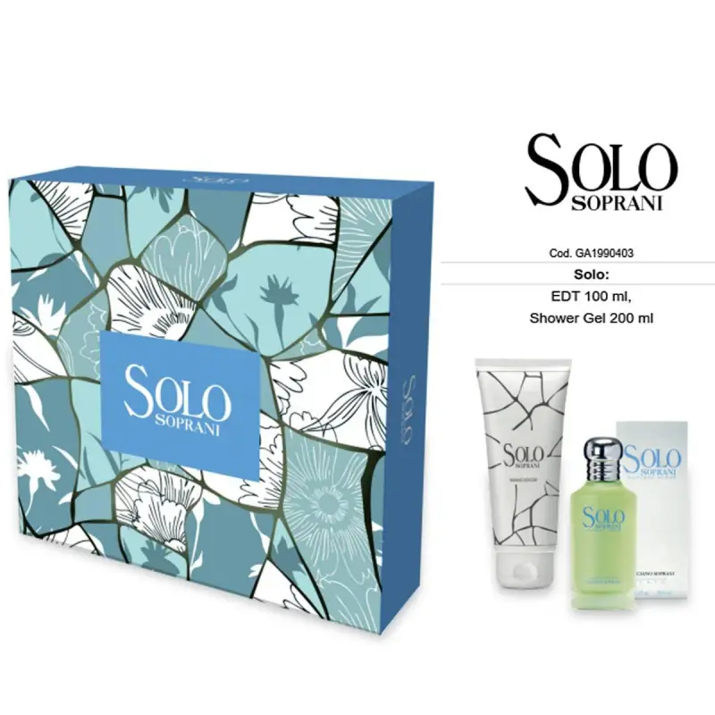 SOLO BIANCO EDT 100 ml+ Gel Doccia 200ml