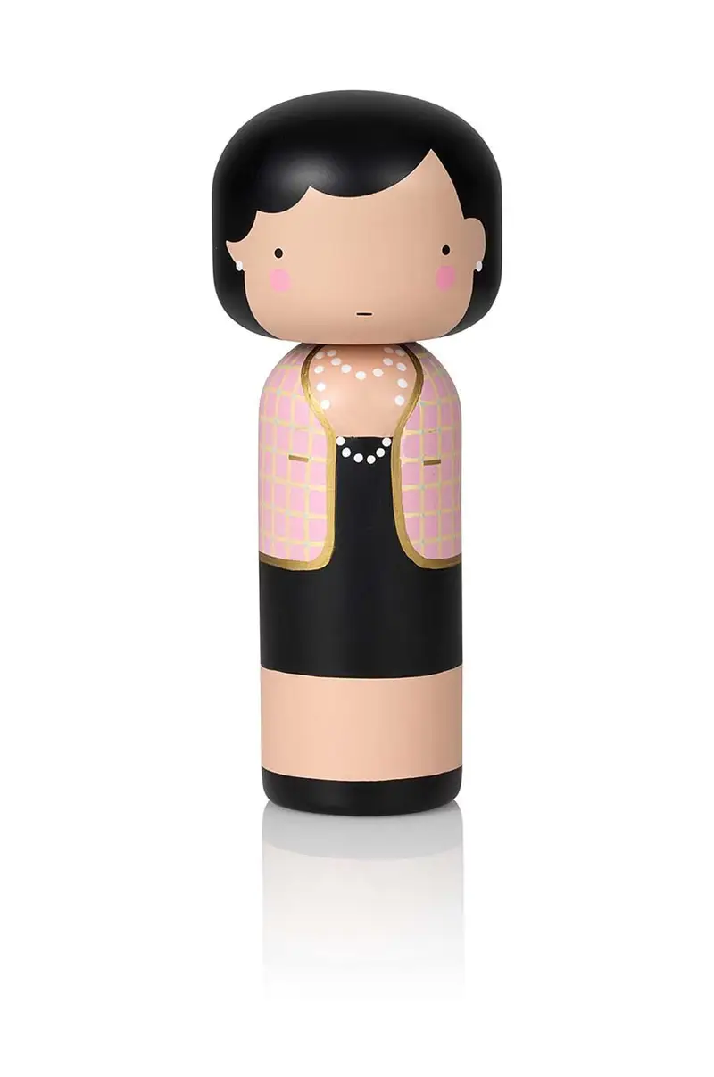 bambola kokeshi Coco In Pink Multicolore