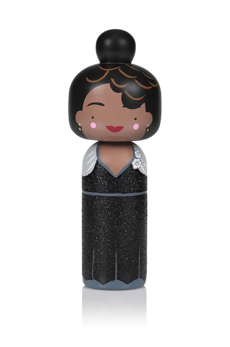 bambola kokeshi Ella Fitzgerald Multicolore