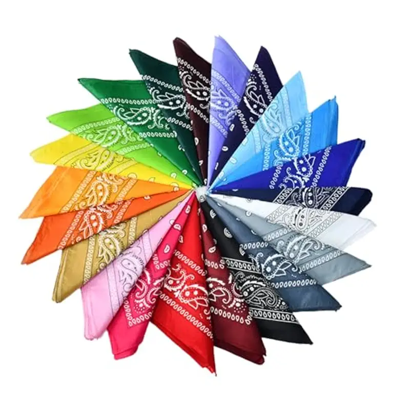 LUCKWAII Bandana Colorata Multicolore