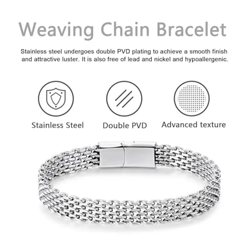 LUCKY2+7 Bracciali Uomo Blu 2165677 miniatura 3