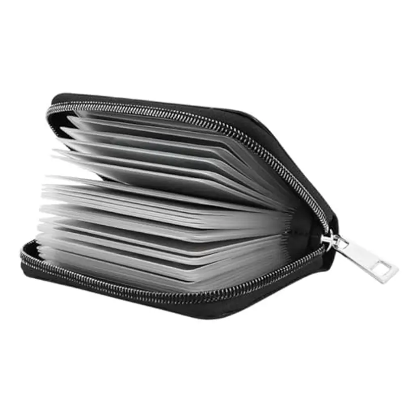 LUFFLOK Porta carte di credito Uomo Nero 943377