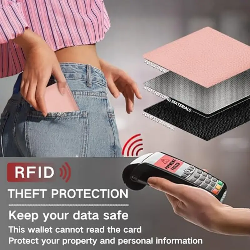 LUFFLOK Porta carte di credito Uomo Rosa 1599929 miniatura 3