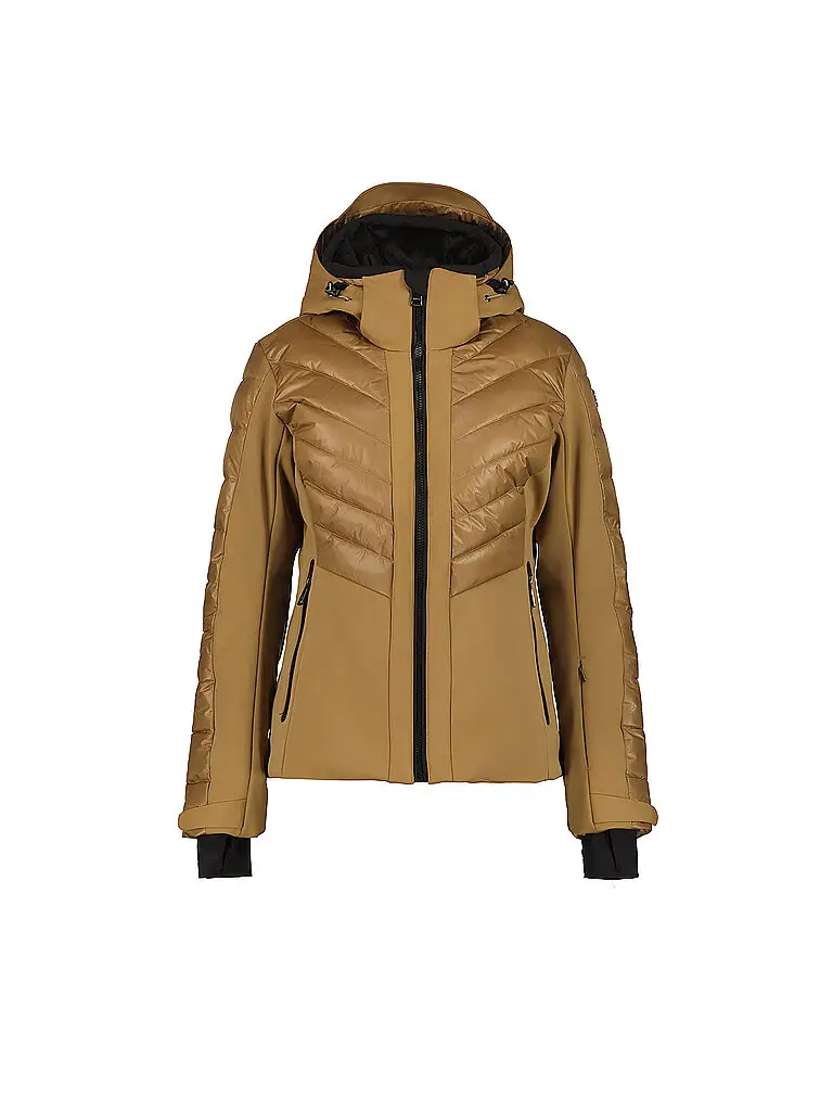 Giacca da sci da donna Mallatunturit marrone chiaro | 36