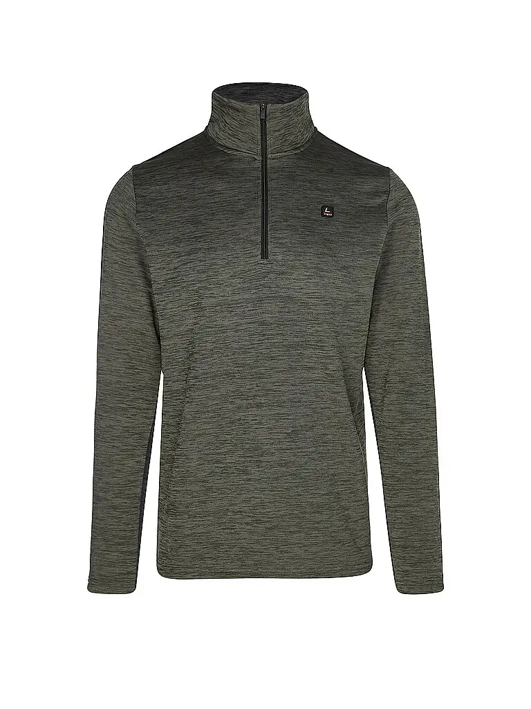 Zipshirt intimo da uomo Hammastunturi oliva | S