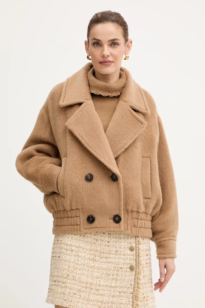 cappotto in lana Beige
