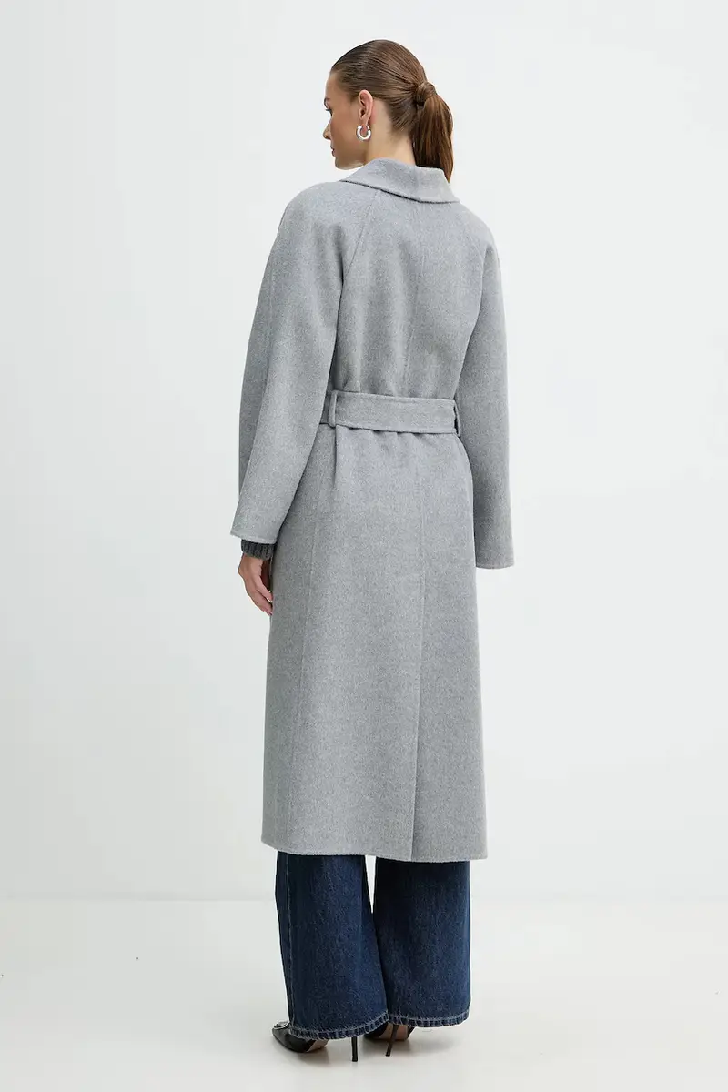 cappotto in lana colore grigio 542325 miniatura 3