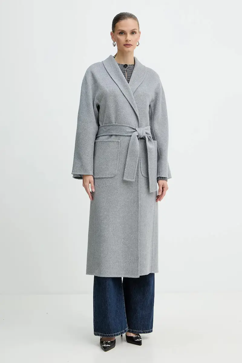 cappotto in lana colore grigio 542325