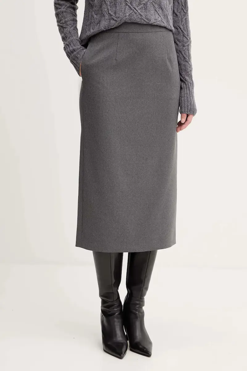 gonna con lana Grigio