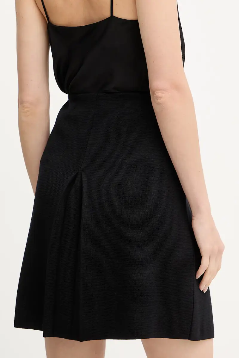 gonna in lana colore nero 100092 miniatura 3