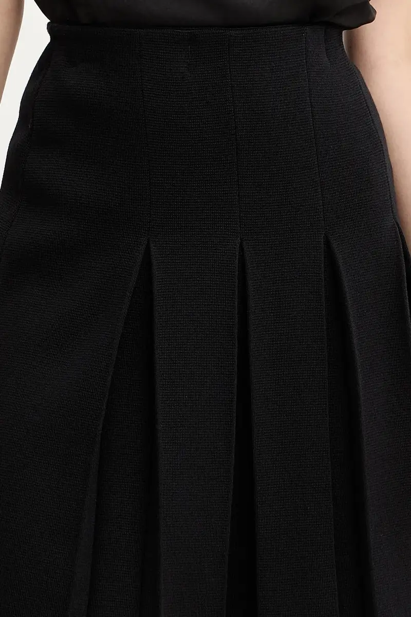 gonna in lana colore nero 100092 miniatura 4