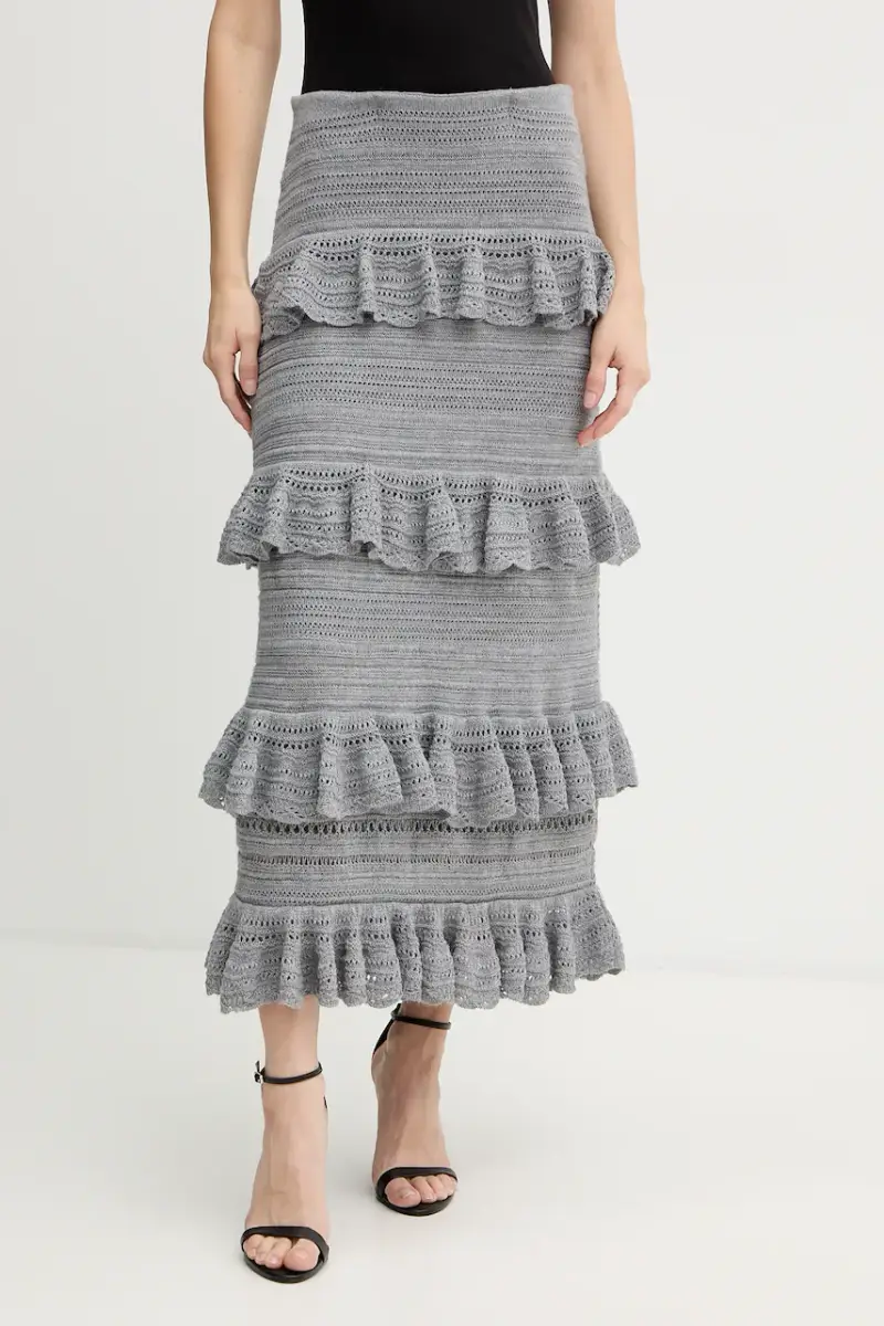 gonna in lana Grigio