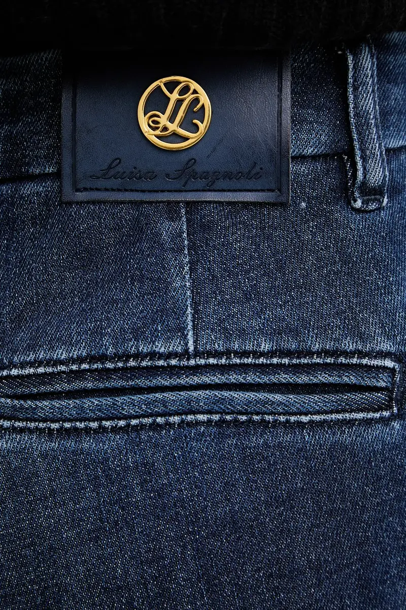 Luisa Spagnoli Jeans Donna Blu 3889613 miniatura 4
