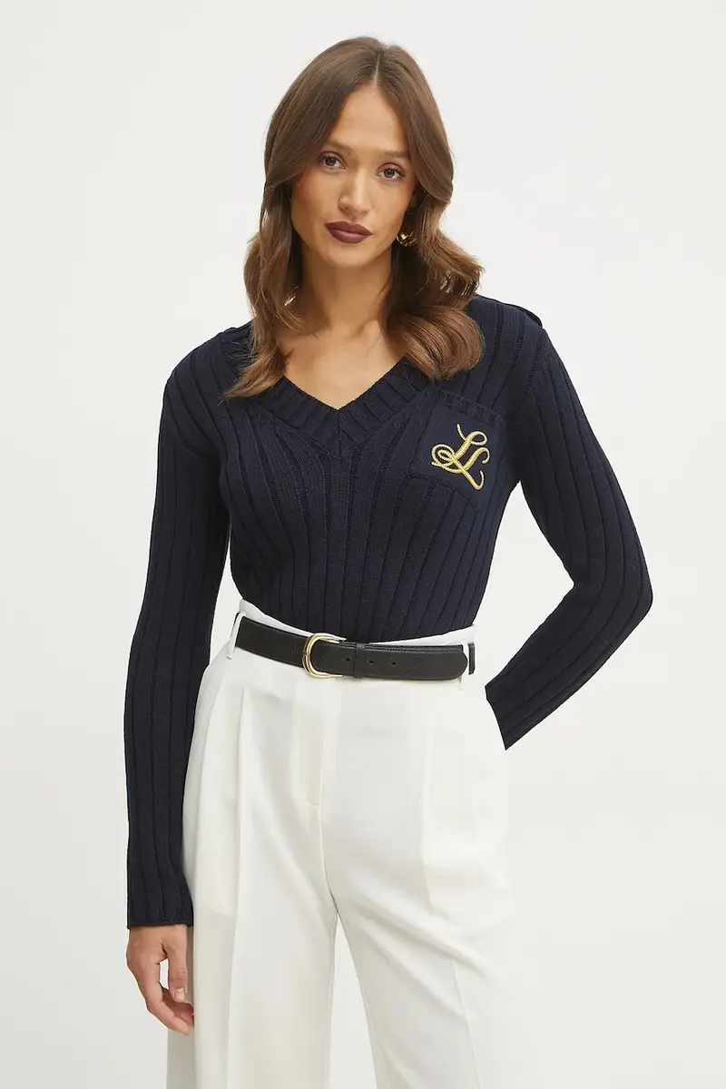 maglione in cotone donna colore blu navy 58581