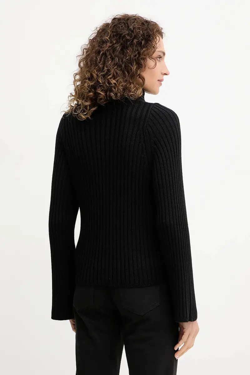 maglione in lana donna colore nero 100120 miniatura 3