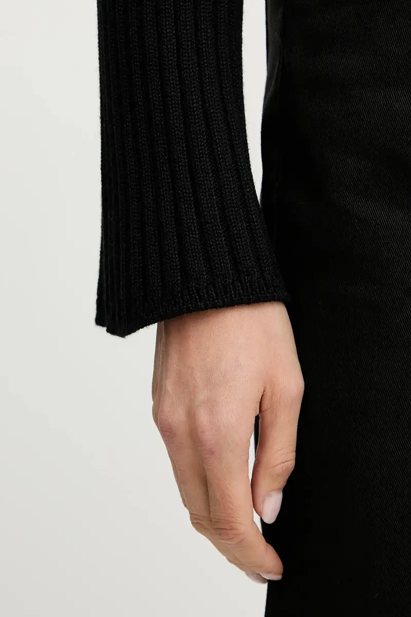 maglione in lana donna colore nero 100120 miniatura 5