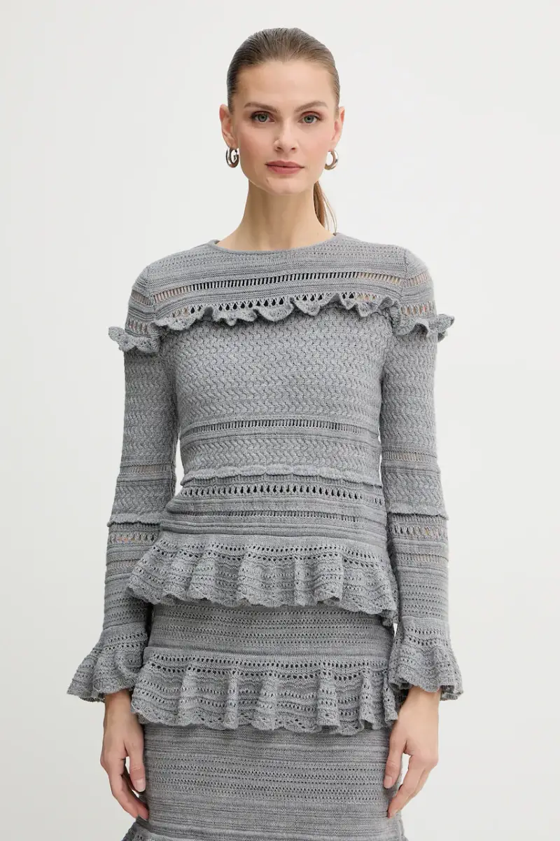 maglione in lana Grigio