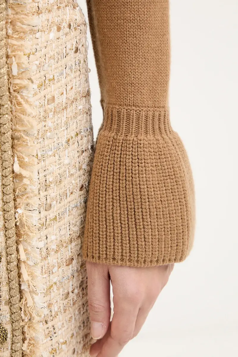 maglione in lana Marrone miniatura 5