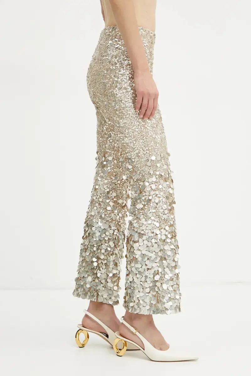 pantaloni donna colore beige 541579