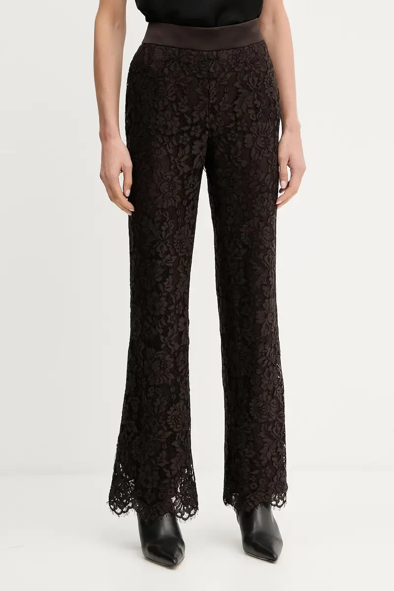 pantaloni donna colore marrone 542346