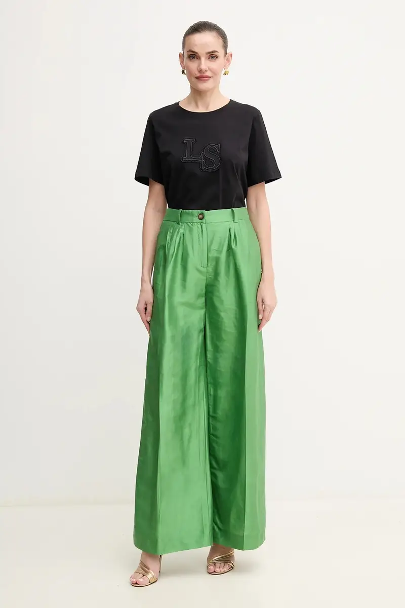 Luisa Spagnoli T-shirt Donna Nero 3151052 miniatura 2