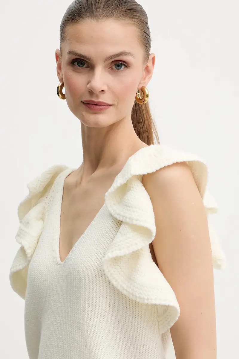 Luisa Spagnoli Top Beige 4094141 miniatura 4