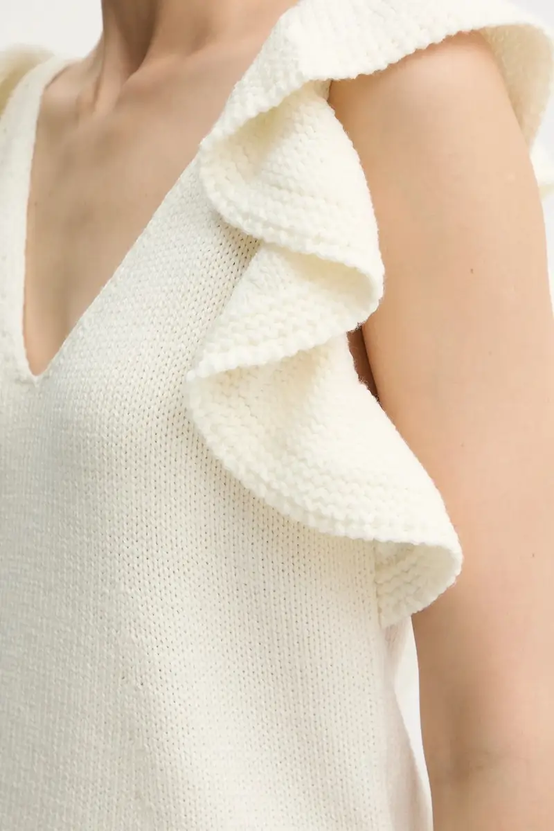 Luisa Spagnoli Top Beige 4094141 miniatura 5