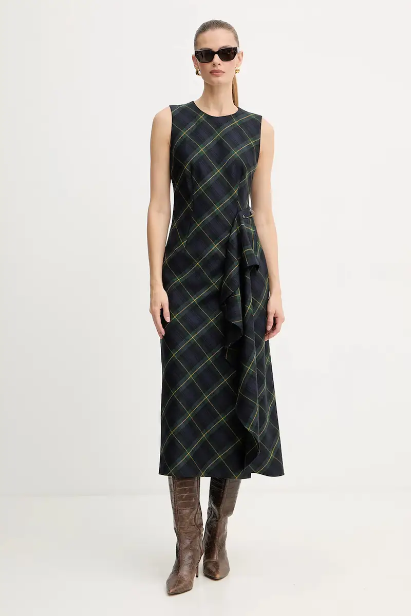 vestito con lana colore blu navy 542289 miniatura 2