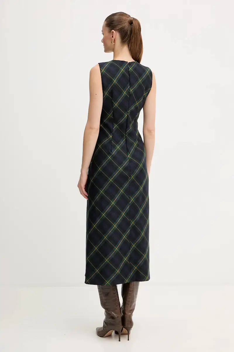 vestito con lana colore blu navy 542289 miniatura 3