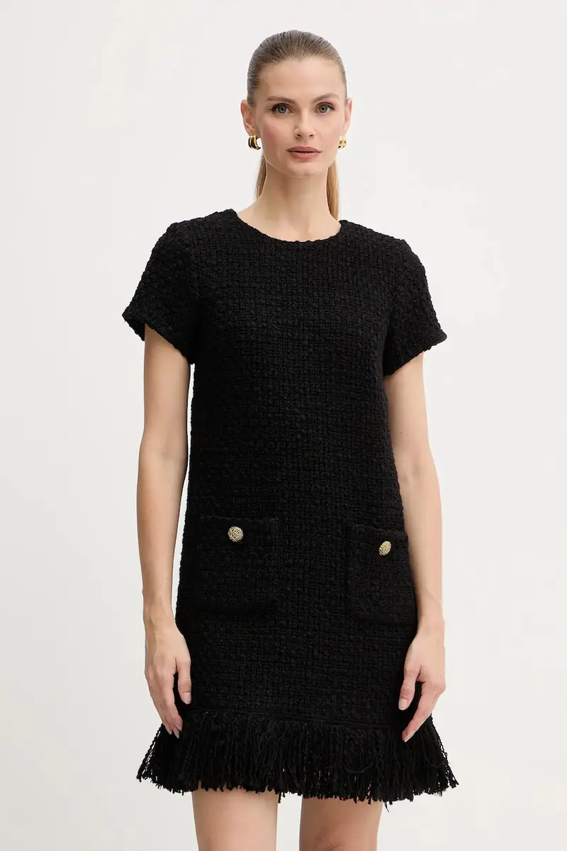 vestito con lana colore nero 542531