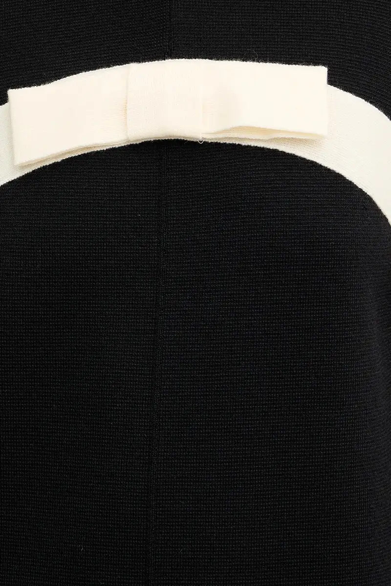 vestito in lana colore nero 100057 miniatura 5